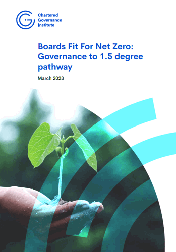 Boards Fit For Net Zero: Governance to 1.5 degree pathway